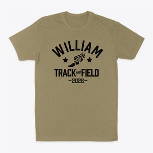 William E Deluca Elementary School Track and Field Classic Dad T-Shirt
