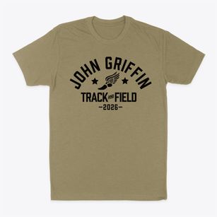John Griffin Middle School Track and Field Classic Dad T-Shirt