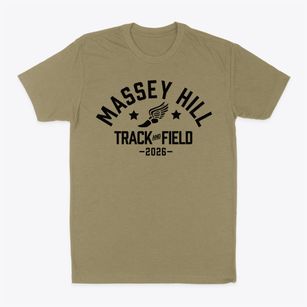 Massey Hill Classical High School Track and Field Classic Dad T-Shirt