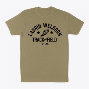 Laurin Welborn Middle School Track and Field Classic Dad T-Shirt