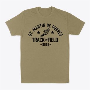 Saint Martin De Porres School Track and Field Classic Dad T-Shirt