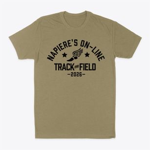 Napiere's On-line Track and Field Classic Dad T-Shirt