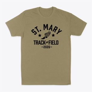 Saint Mary School Track and Field Classic Dad T-Shirt