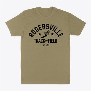 Rogersville Elementary School Track and Field Classic Dad T-Shirt