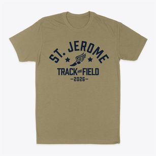 Saint Jerome School Track and Field Classic Dad T-Shirt