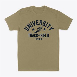 University High School Track and Field Classic Dad T-Shirt