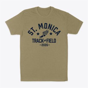 Saint Monica School Track and Field Classic Dad T-Shirt