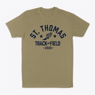 Saint Thomas Aquinas School Track and Field Classic Dad T-Shirt