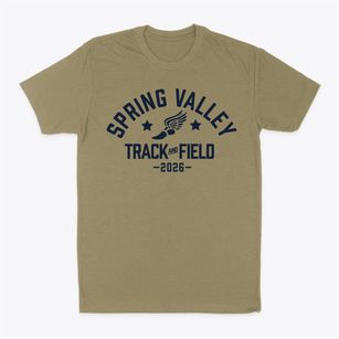 Spring Valley High School Track and Field Classic Dad T-Shirt