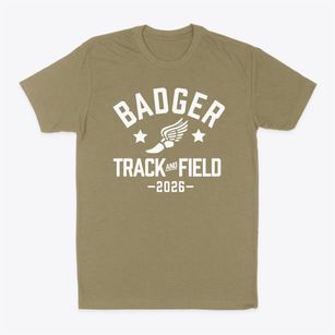 Badger Middle School Track and Field Classic Dad T-Shirt