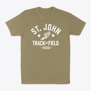 Saint John School Track and Field Classic Dad T-Shirt