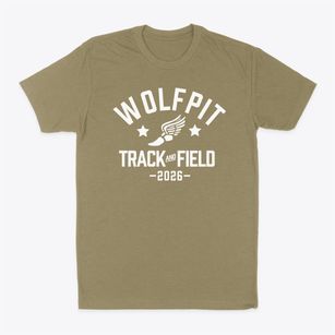 Wolfpit Elementary School Track and Field Classic Dad T-Shirt