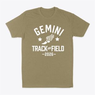 Gemini Elementary School Track and Field Classic Dad T-Shirt