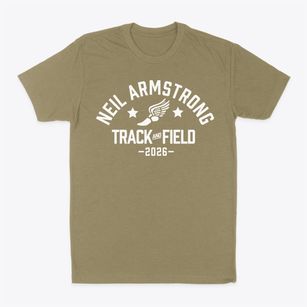 Neil Armstrong Elementary School Track and Field Classic Dad T-Shirt