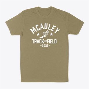 Mcauley High School Track and Field Classic Dad T-Shirt