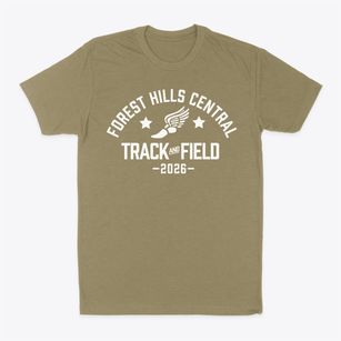 Forest Hills Central High School Track and Field Classic Dad T-Shirt