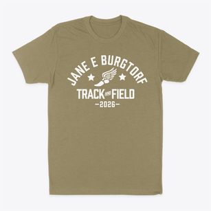 Jane E Burgtorf Elementary School Track and Field Classic Dad T-Shirt