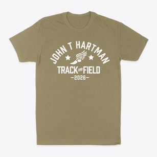 John T Hartman Magnet School Track and Field Classic Dad T-Shirt