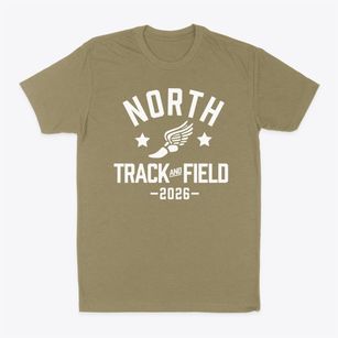 North Middle School Track and Field Classic Dad T-Shirt