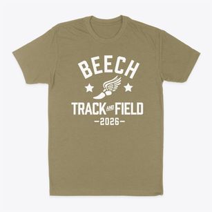 Beech Street Center Elementary School Track and Field Classic Dad T-Shirt