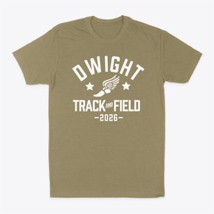 Dwight High School Track and Field Classic Dad T-Shirt