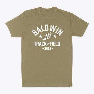 Baldwin High School Track and Field Classic Dad T-Shirt
