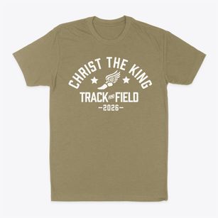 Christ The King Catholic High School Track and Field Classic Dad T-Shirt