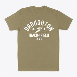 Needham B. Broughton High School Track and Field Classic Dad T-Shirt