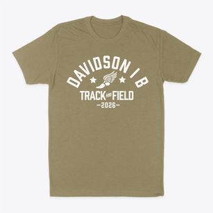 Davidson I B Middle School Track and Field Classic Dad T-Shirt