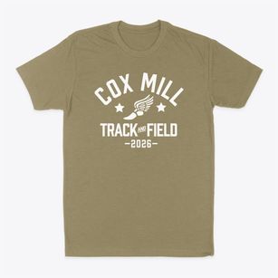 Cox Mill Elementary School Track and Field Classic Dad T-Shirt