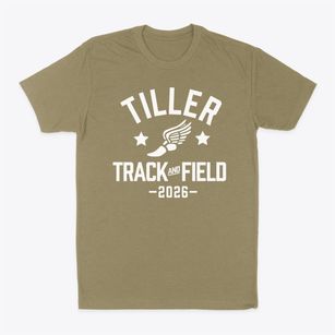 Tiller Elementary School Track and Field Classic Dad T-Shirt