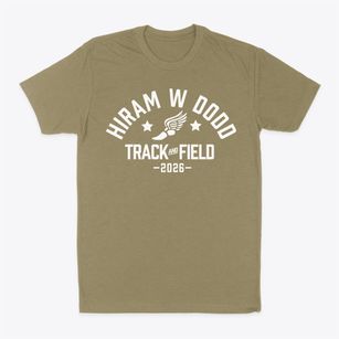 Hiram W Dodd Elementary School Track and Field Classic Dad T-Shirt
