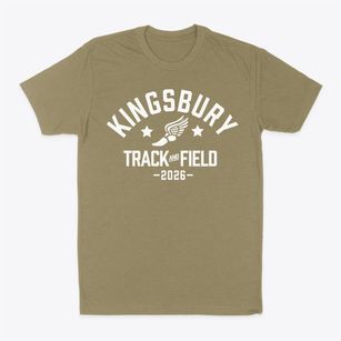 Kingsbury Middle School Track and Field Classic Dad T-Shirt