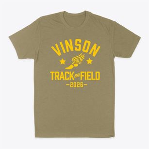 Vinson Middle School Track and Field Classic Dad T-Shirt