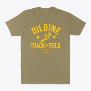 Dildine Elementary School Track and Field Classic Dad T-Shirt