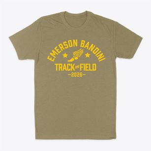 Emerson Bandini Elementary School Track and Field Classic Dad T-Shirt
