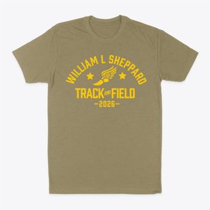 William L Sheppard Middle School Track and Field Classic Dad T-Shirt