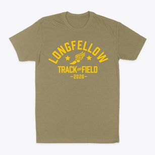 Longfellow Elementary School Track and Field Classic Dad T-Shirt