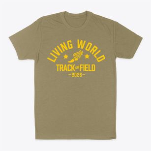 Living World Christian Academy Track and Field Classic Dad T-Shirt