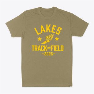 Lakes Community High School Track and Field Classic Dad T-Shirt