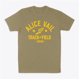 Alice Vail Middle School Track and Field Classic Dad T-Shirt