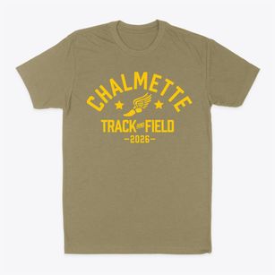 Chalmette Elementary School Track and Field Classic Dad T-Shirt