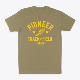 Pioneer Elementary School Track and Field Classic Dad T-Shirt