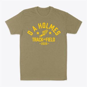 D A Holmes Elementary School Track and Field Classic Dad T-Shirt