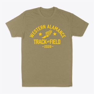 Western Alamance High School Track and Field Classic Dad T-Shirt