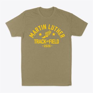 Martin Luther Elementary School Track and Field Classic Dad T-Shirt