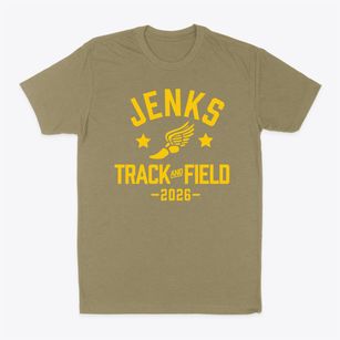 Jenks Junior High School Track and Field Classic Dad T-Shirt
