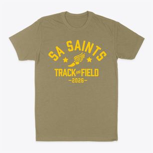 Sa Saints Track and Field Classic Dad T-Shirt
