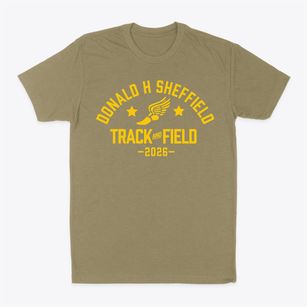 Donald H Sheffield Primary School Track and Field Classic Dad T-Shirt