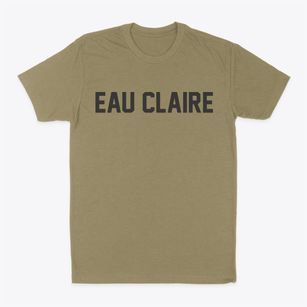 Eau Claire Wisconsin Classic Block Classic Dad T-Shirt